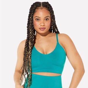 Nearly Naked Shaping Plunge Bra M/L in Peacock Brand New